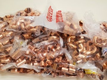 Packaging of Copper Fittings